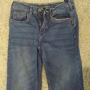Silver Boot Cut Jeans
